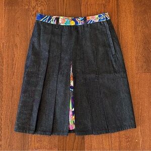 Vintage Evisu Hakama Skirt Skort size M Made in Hong Kong Rare NWT